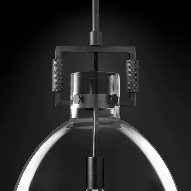 Machinista Glass Cloche Pendant Light