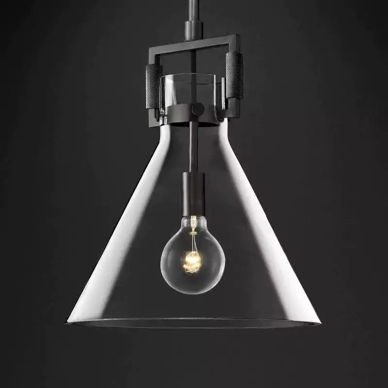 Machinista Glass Funnel Pendant Light