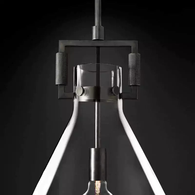 Machinista Glass Funnel Pendant Light