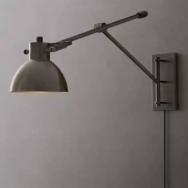 Machinista Swing-Arm Task Wall Sconce