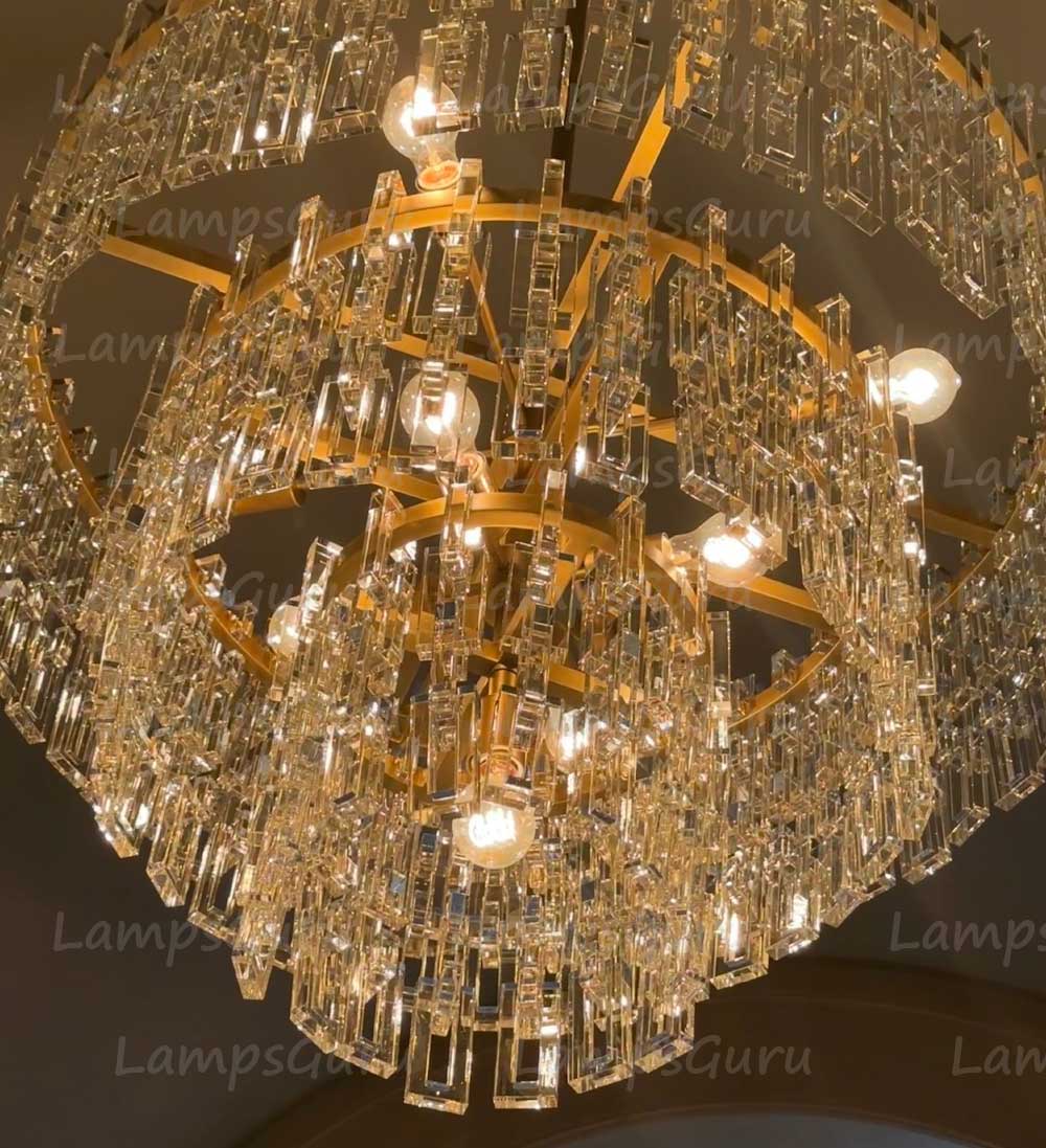 Marignany Tiered Round Chandelier 36"