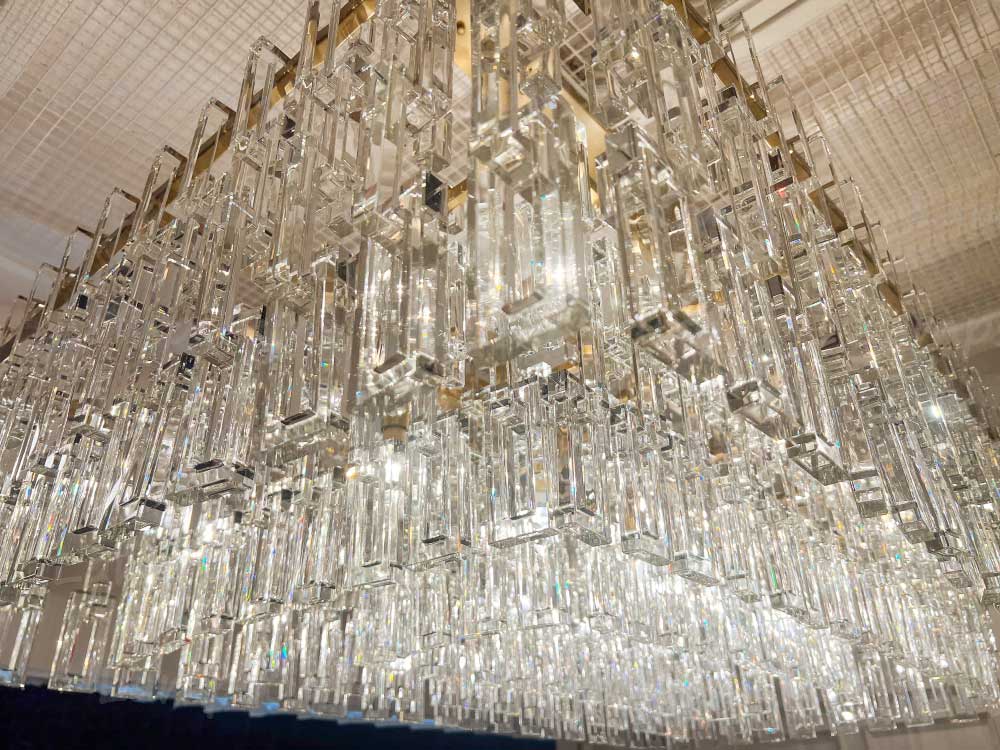 LG Marian Tiered Rectangular Chandelier 60"
