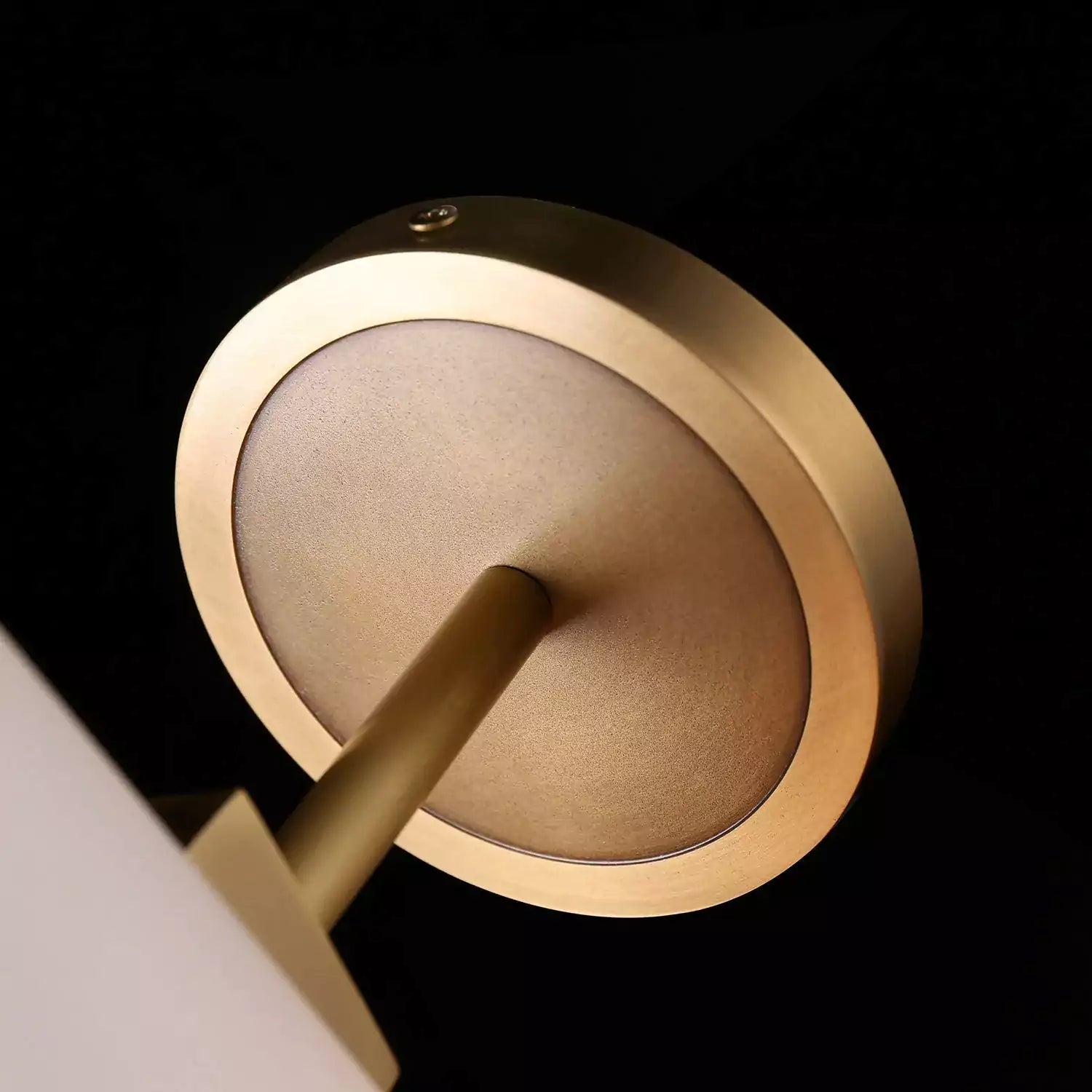 Montfaucon White Porcelain Single Shad Wall Sconce