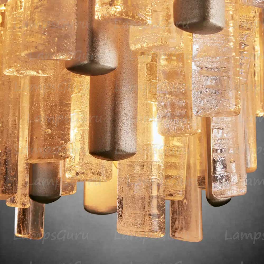 Neva Murano Glass Flush Mount Ceiling Light D18"