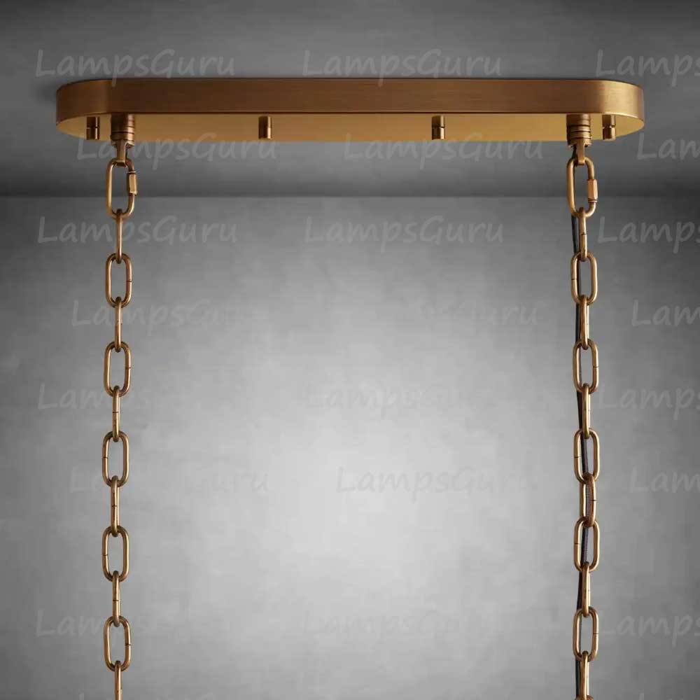 Neva Murano Glass Linear Chandelier