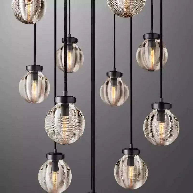 Pearls Spherical Round Chandelier 48"