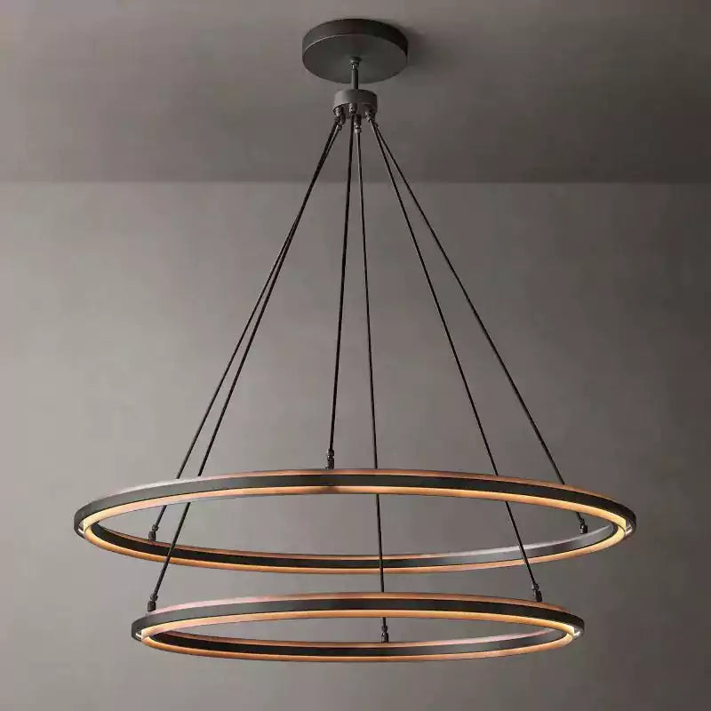 Peraltas Two-Tier Round Chandelier 60"