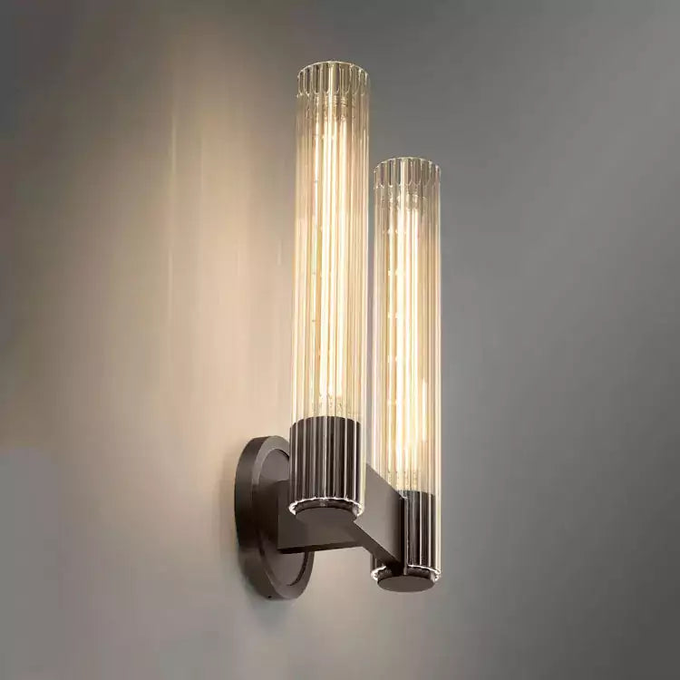 Pastis Double Brass Sconce