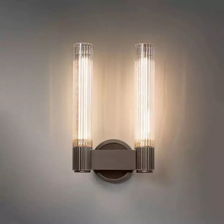 Pastis Double Brass Sconce