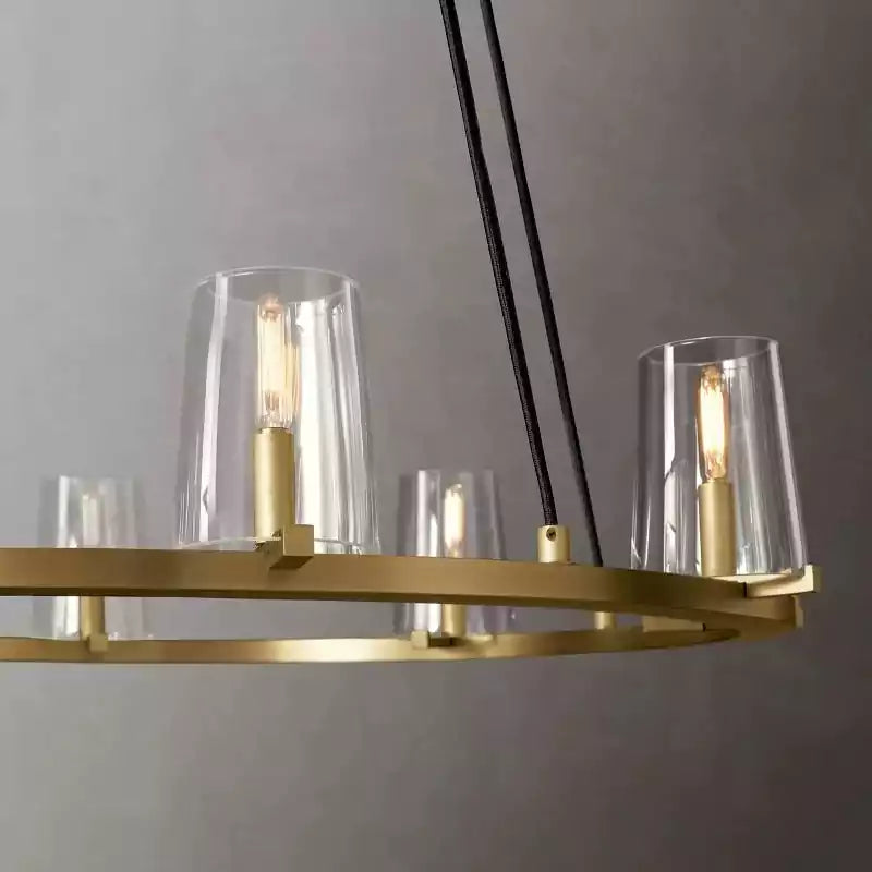 Pauillace Round Chandelier 36"