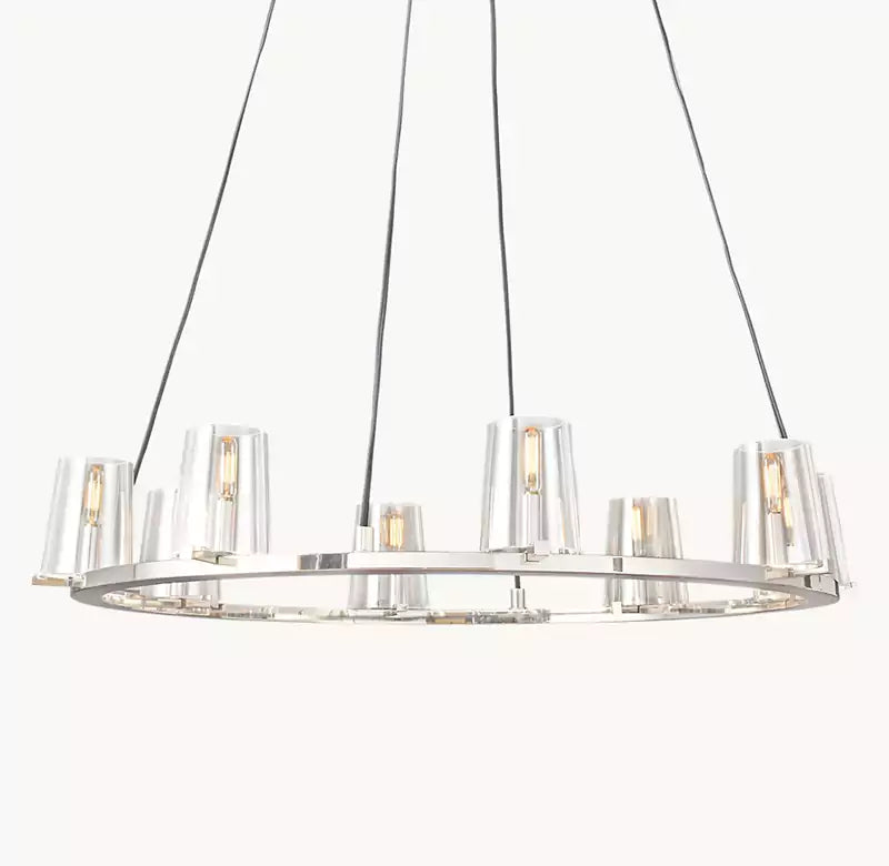 Pauillace Round Chandelier 36"