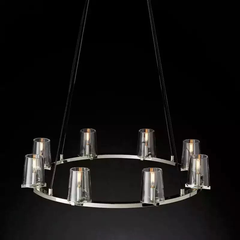 Pauillace Round Chandelier 36"