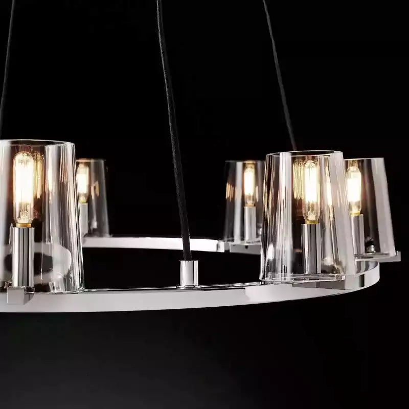 Pauillace Round Chandelier 36"
