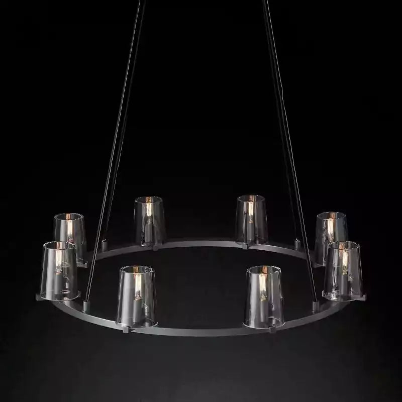 Pauillace Round Chandelier 36"