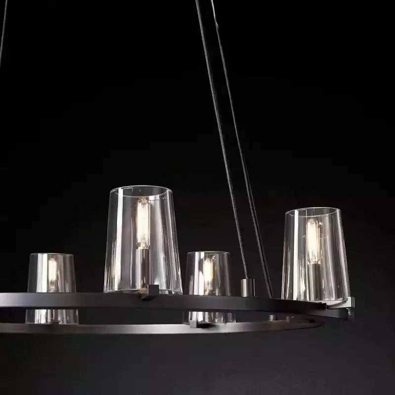 Pauillace Round Chandelier 36"