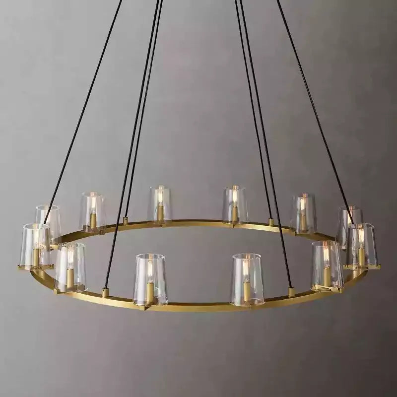 Pauillace Round Chandelier 48"