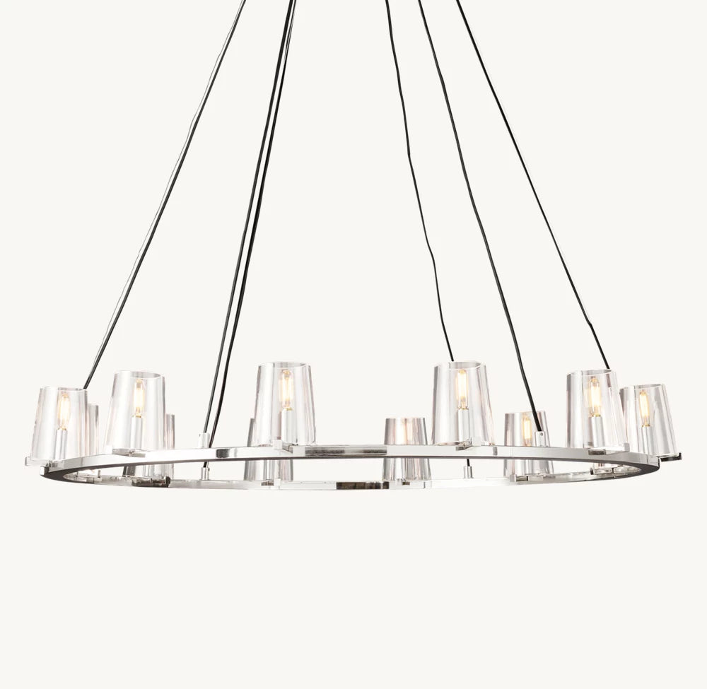 Pauillace Round Chandelier 48"