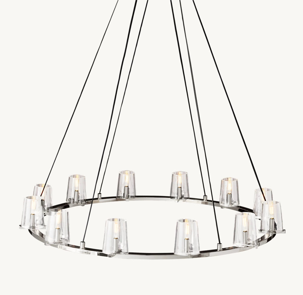 Pauillace Round Chandelier 48"
