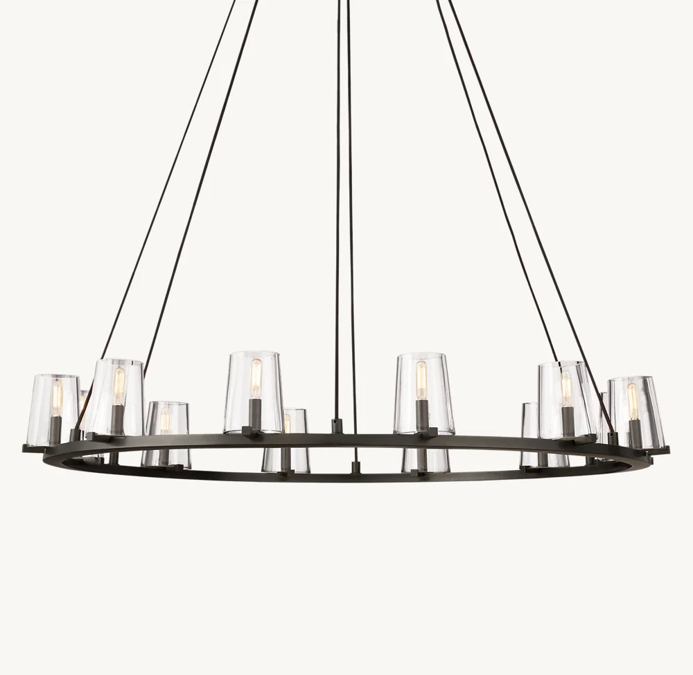 Pauillace Round Chandelier 48"