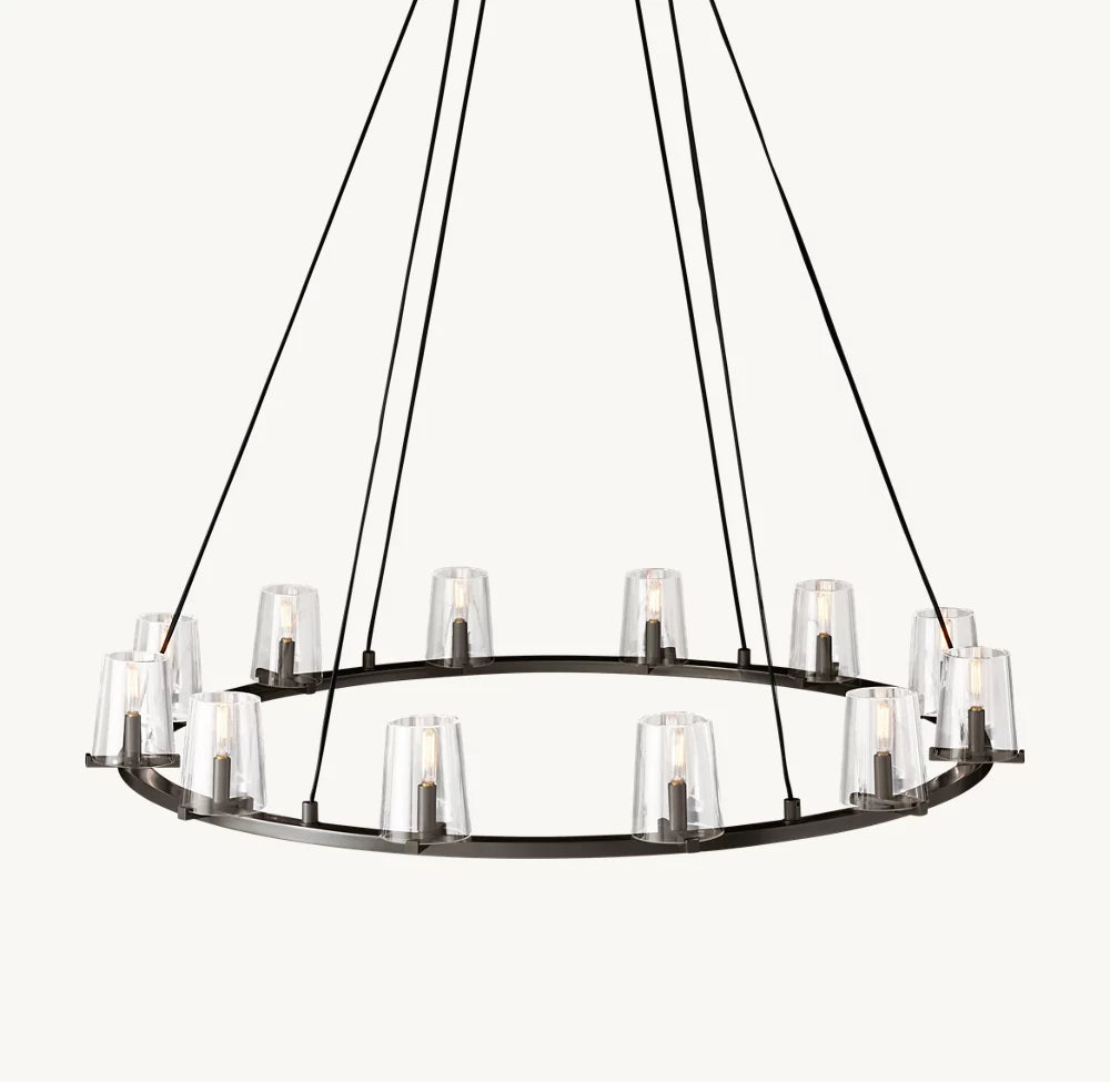 Pauillace Round Chandelier 48"