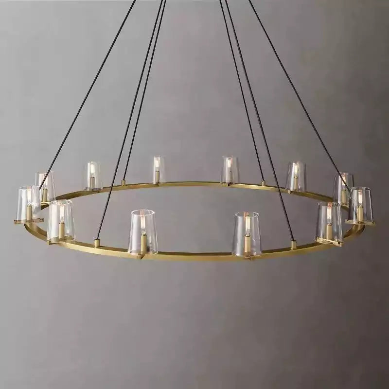Pauillace Round Chandelier 60"