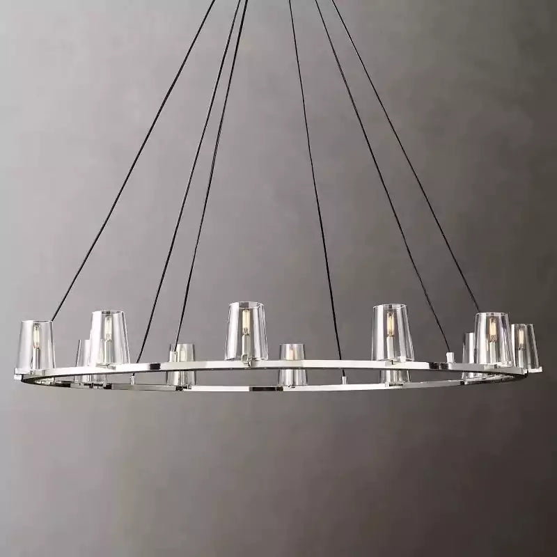 Pauillace Round Chandelier 60"