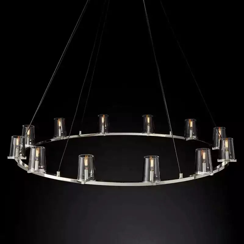 Pauillace Round Chandelier 60"