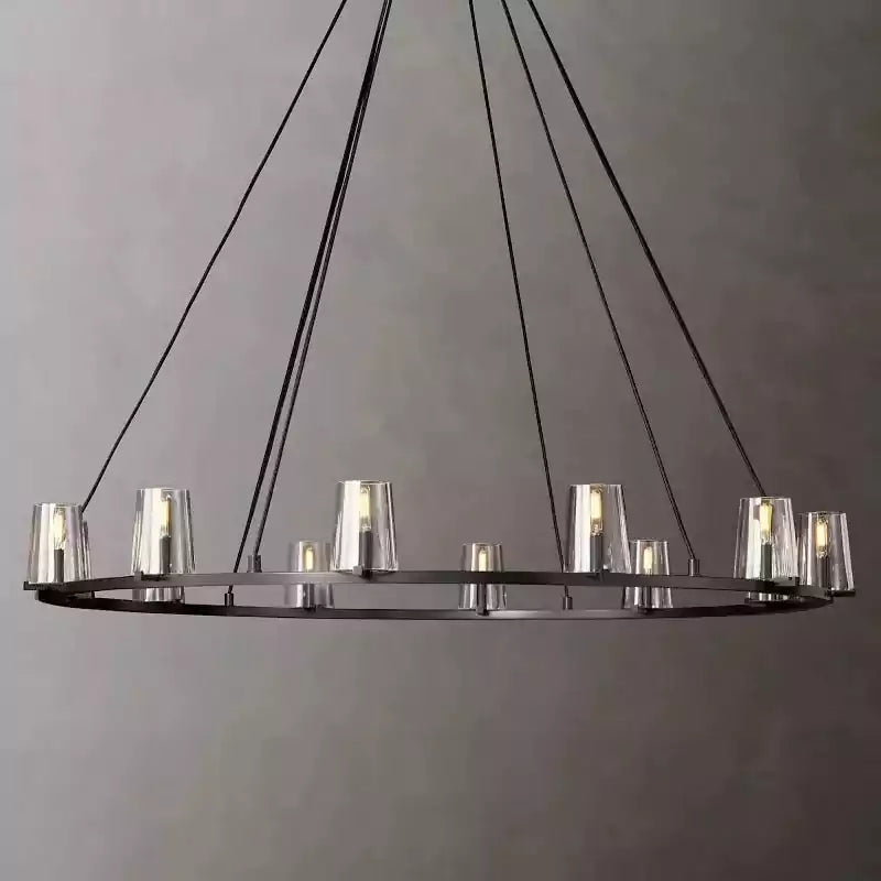 Pauillace Round Chandelier 60"