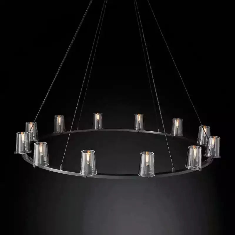 Pauillace Round Chandelier 60"