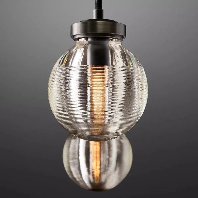 Pearls Spherical Rectangular Chandelier 54"