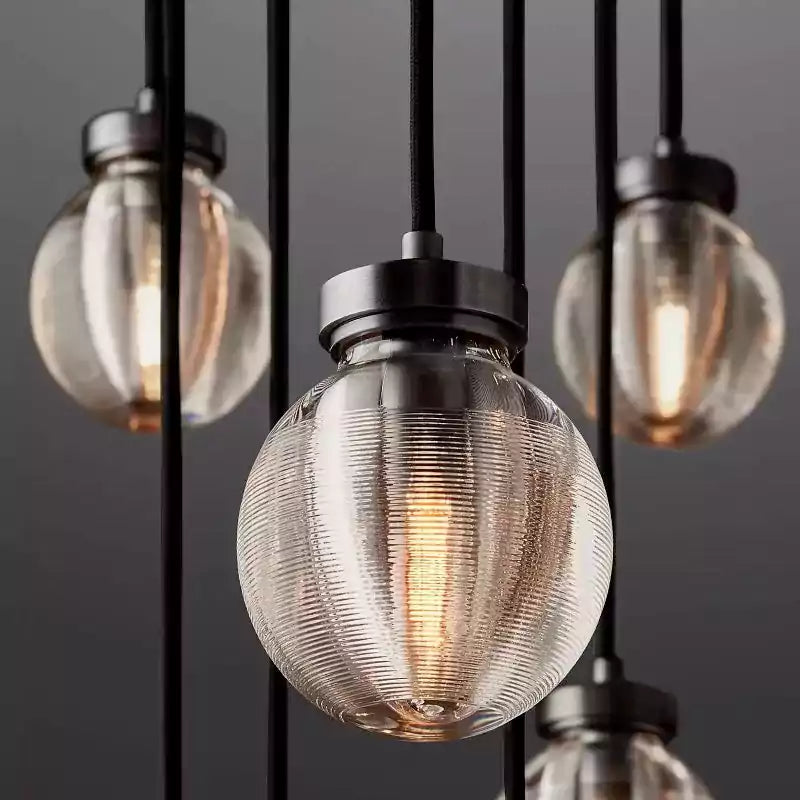 Pearls Spherical Round Chandelier 60"