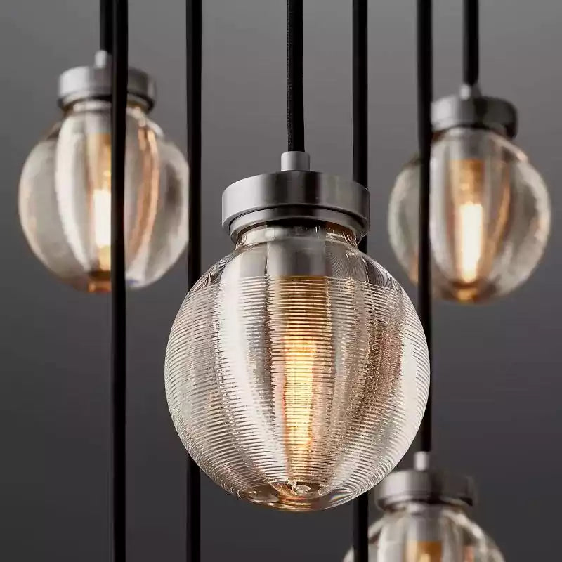 Pearls Spherical Round Chandelier 60"