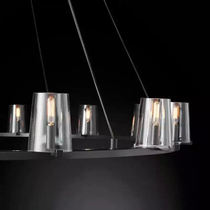 Pauillace Round Chandelier 60"