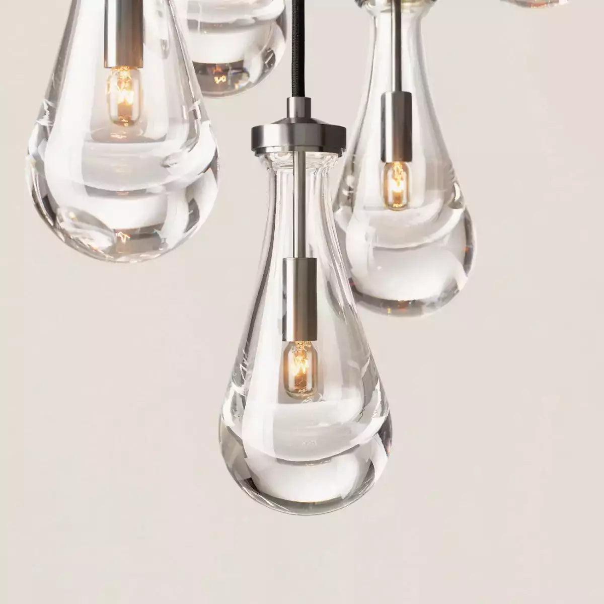 Raindrop Round Chandelier 18″