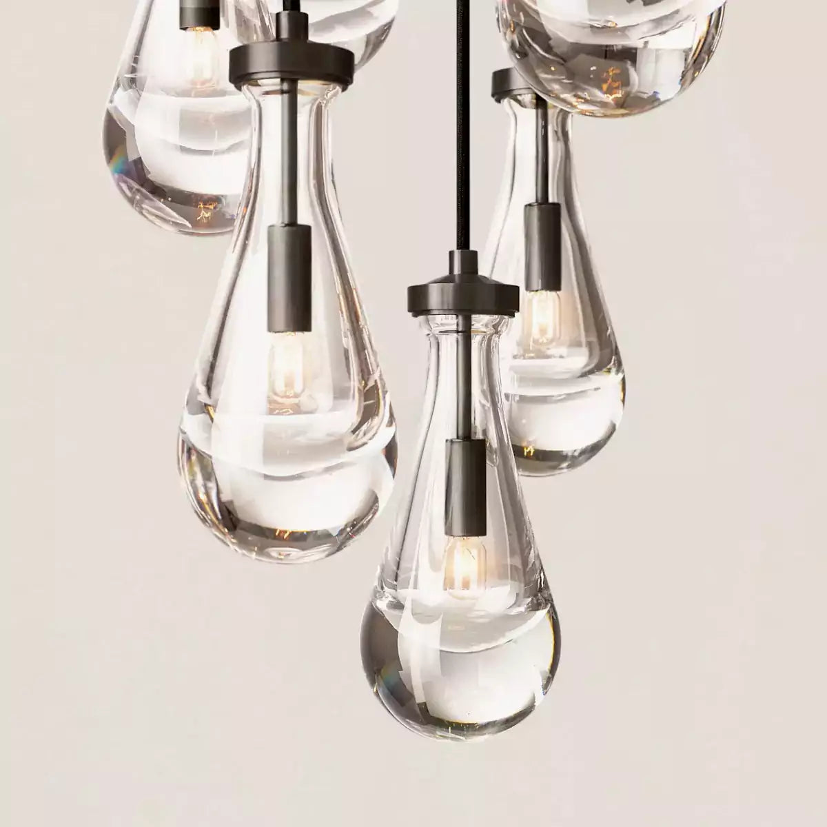 Raindrop Round Chandelier 18″