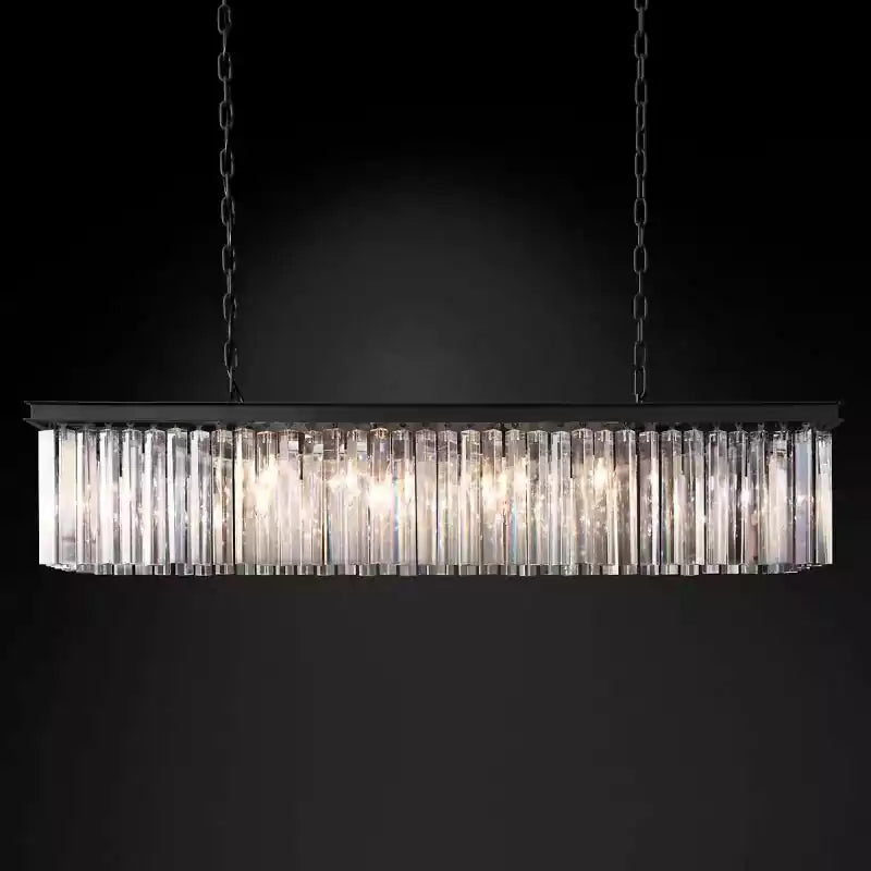 RHYSE Rectangular Chandelier 49"