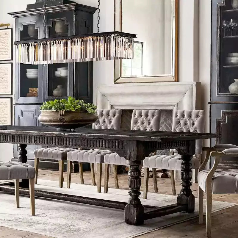 RHYSE Rectangular Chandelier 60"