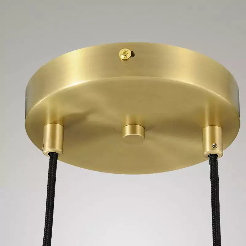 Raindrop 2 Lights Cord Round Chandelier