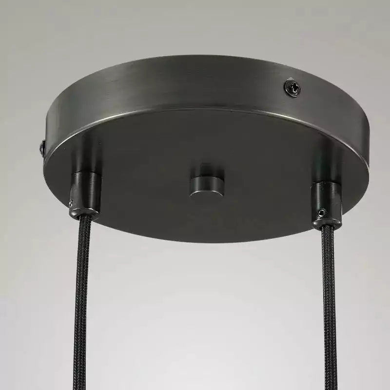 Raindrop 2 Lights Cord Round Chandelier