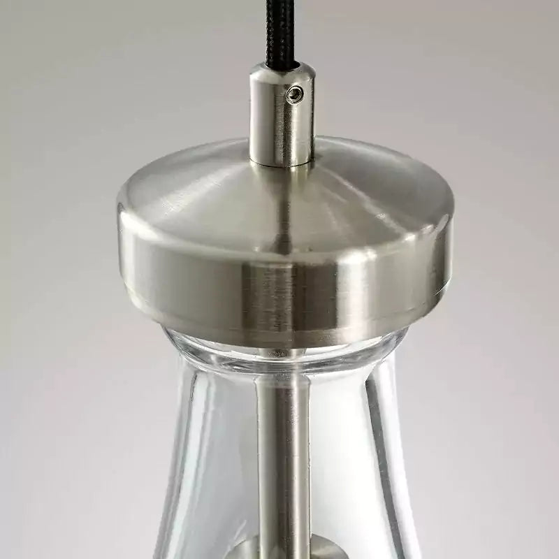 Raindrop 2 Lights Cord Round Chandelier