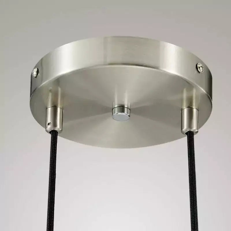 Raindrop 2 Lights Cord Round Chandelier