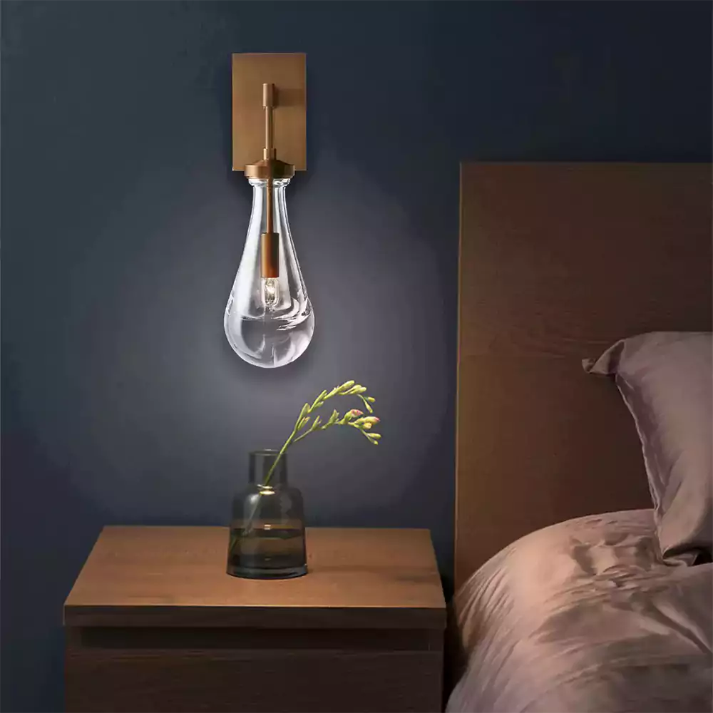 Raindrop Outdoor Wall Sconce