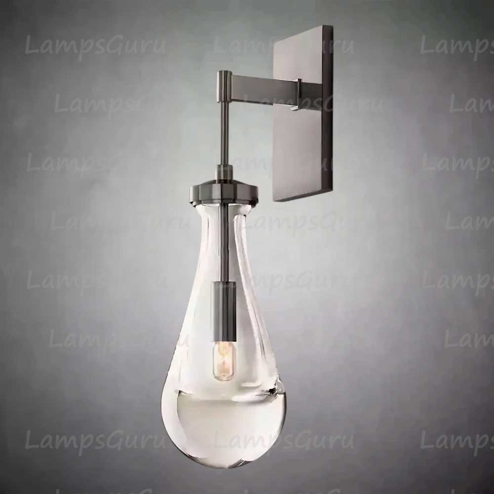Raindrop Outdoor Wall Sconce