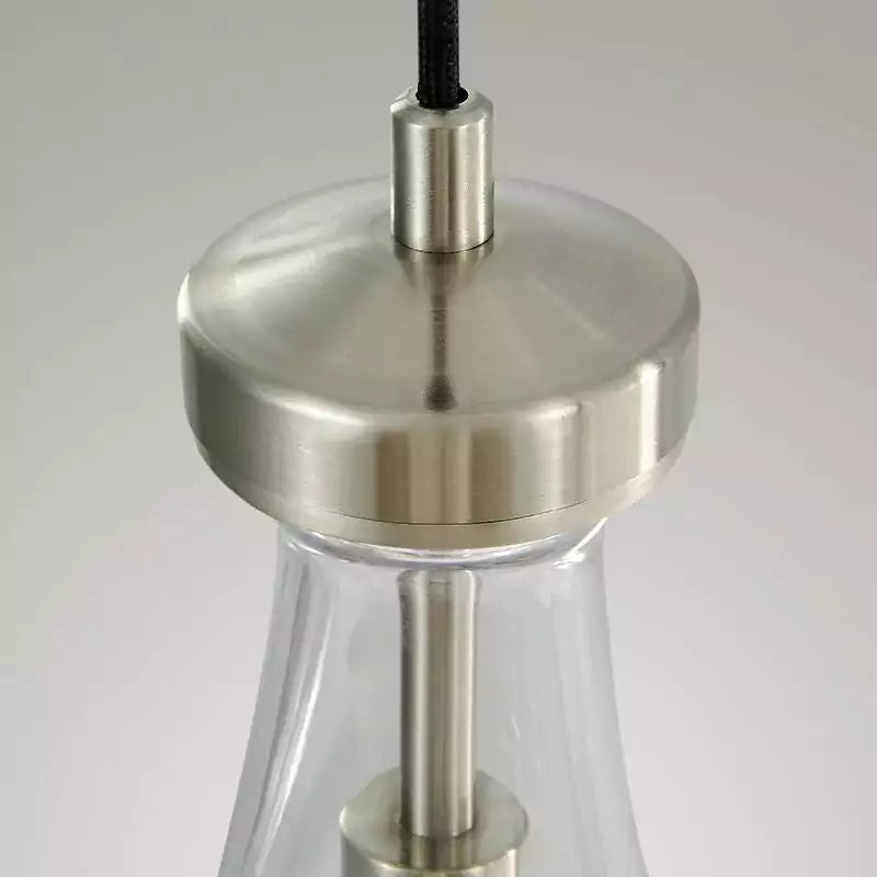 Raindrop 3 Lights Rectangular Chandelier