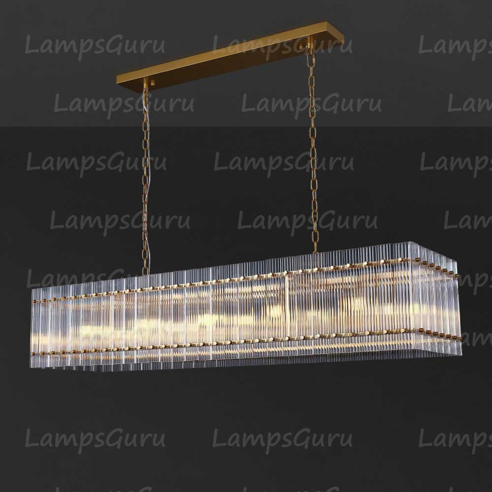 San Marcon Rectangular Chandelier 54"