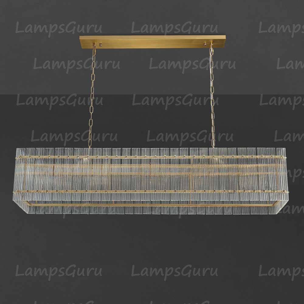 San Marcon Rectangular Chandelier 54"