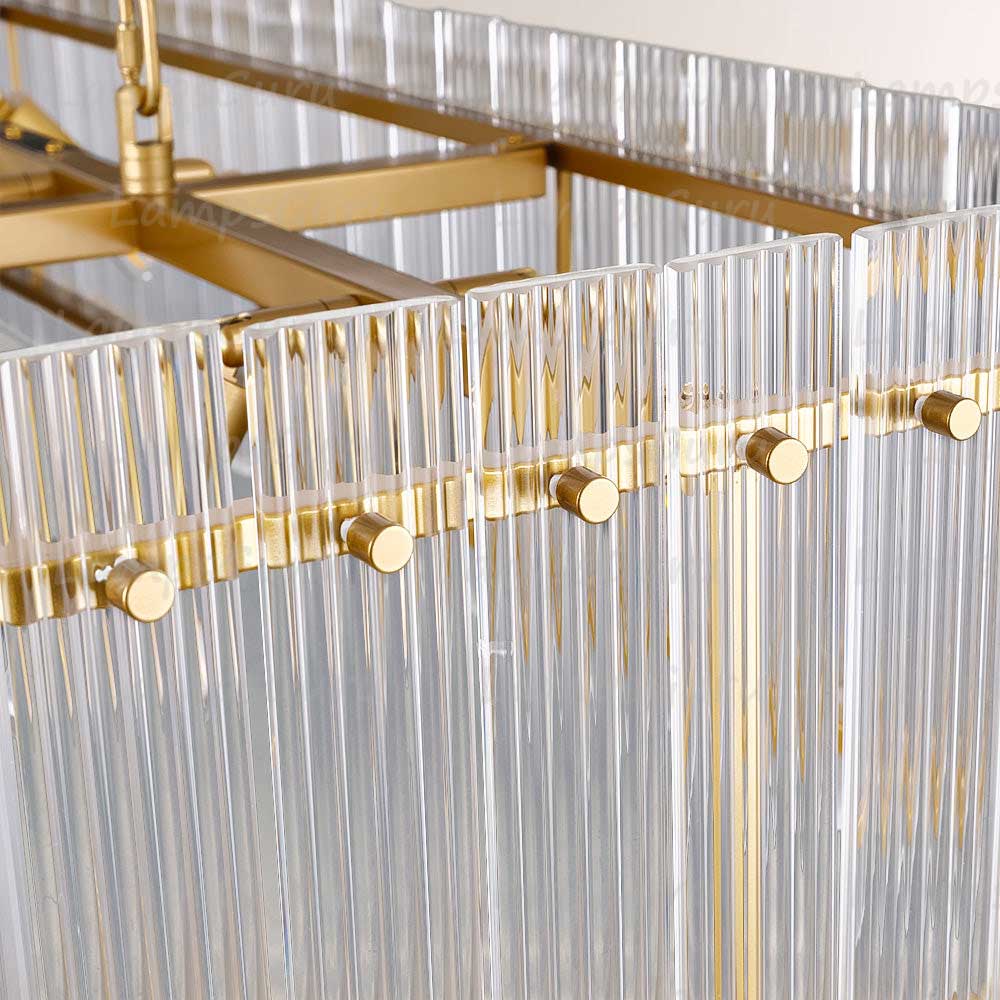 San Marcon Rectangular Chandelier 54"
