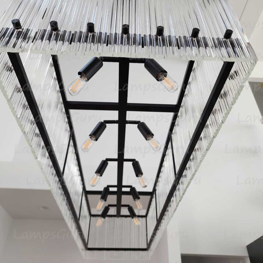 San Marcon Rectangular Chandelier 54"