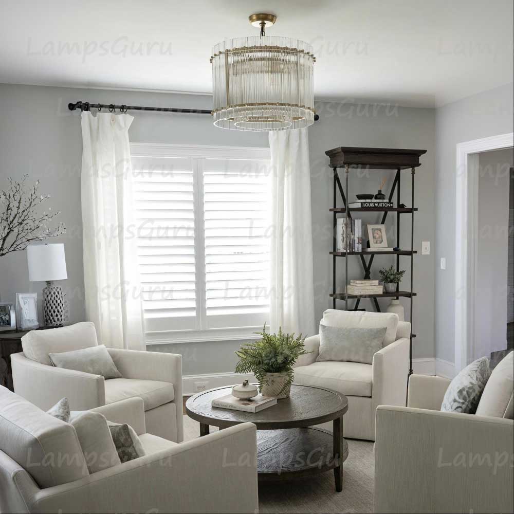 San Marcon Round Chandelier 22"