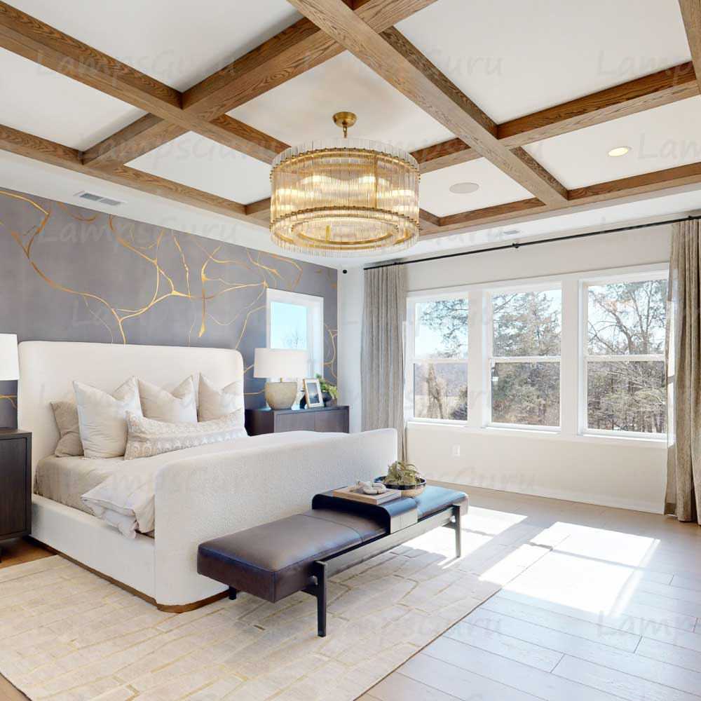 San Marcon Round Chandelier 37"